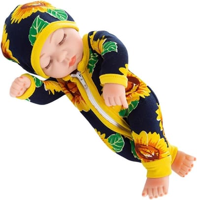 Mini Babypop - Wedergeboorte Pop - Rollenspel - Wasbaar Vinyl Lichaam - 30 cm - Type 1