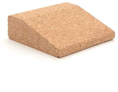 Compacte Yoga Wedge van Kurk - Natuurlijke Blok voor Ondersteuning en Stabiliteit in Asana's