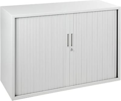 Archiefkast – Roldeurkast – Dossierkast – Wit– Met slot - 80x120x45 cm