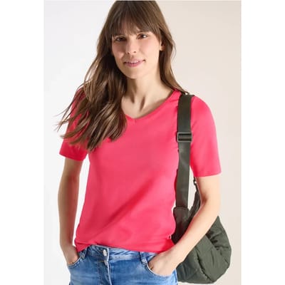 Basic katoenen shirt