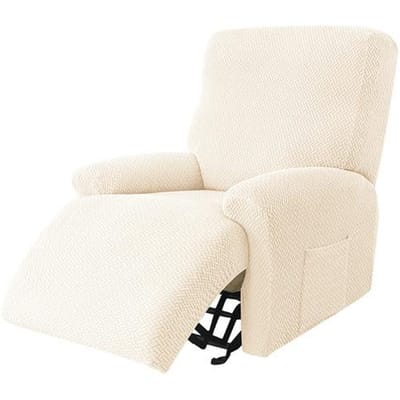 Relaxfauteuil Hoes Luie Stoel Effen Kleur Kussenhoes Bankhoes 1/2/3/4 Zits Waterdicht Bladtextuur Bank 1 Seater