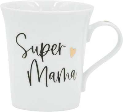Super Mama Mok met Gouden Afwerking - Uniek Cadeau voor Moeders