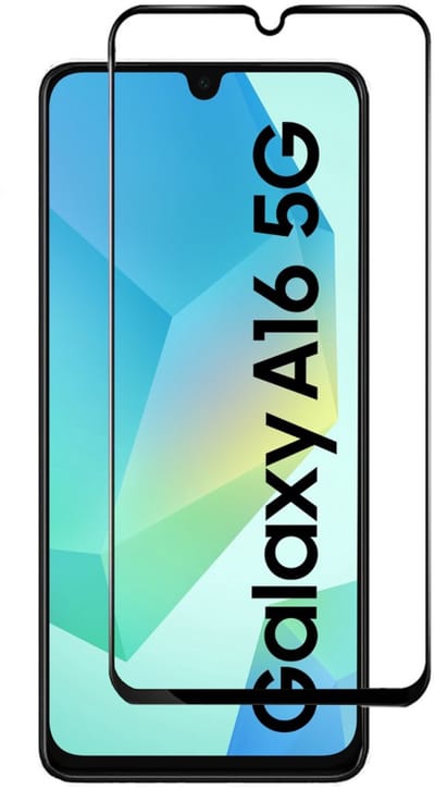 Full Cover Screenprotector Geschikt Voor Samsung A16 - Volledige Beschermglas - PREMIUM Tempered Glass - 1 stuk