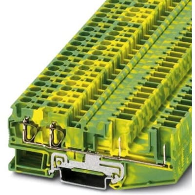 Phoenix Contact 3042858 Aardklem 6.2 mm Spanveer Groen, Geel 50 stuk(s)