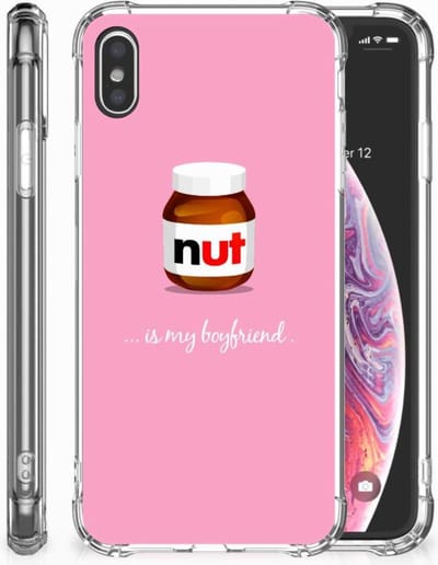 Apple iPhone Xs Max Beschermhoes Nut Boyfriend