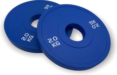 Padisport - Fractional Plates - 2 KG - Olympische Halterschijven - Bumper Plate Kg - Olympische Gewichten - Halterschijven - Halterschijf Kg