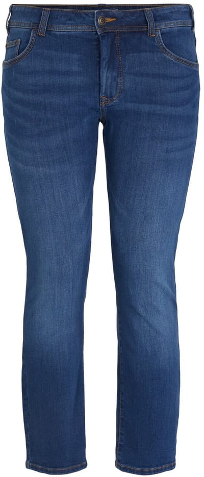 Tom Tailor - Plus Size - TTPLUS SLIM-jeans - Maat 44 - Used Mid Stone Blue Denim