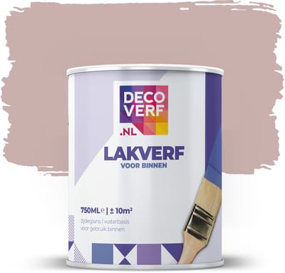 Decoverf lakverf oudroze, 750ml