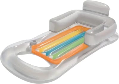 Nivard Luchtbed - Luchtbed Zwembad - 2 Personen - 1 Persoon - Grijs