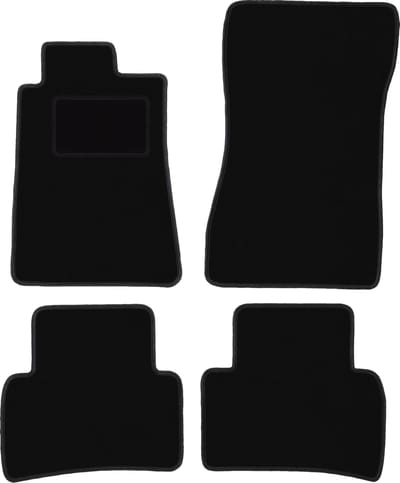 Zwarte veloursmatten voor: Mercedes C W202 stationwagen, sedan (1993-2000)