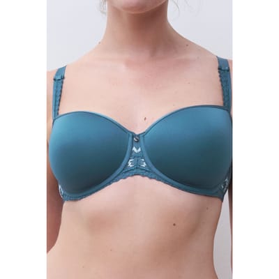 Chantelle Co Bra Tshirt Half Cup Memory Jeans Blue Shades Taglia: F75 | Reggiseni Outlet | Donna | Blu