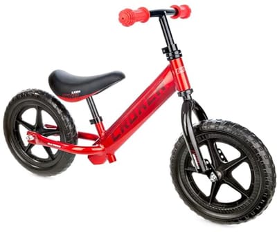 Lichtgewicht Kinderen Loopfiets met 12 Inch Wielen en Verstelbare Zadel en Stuur