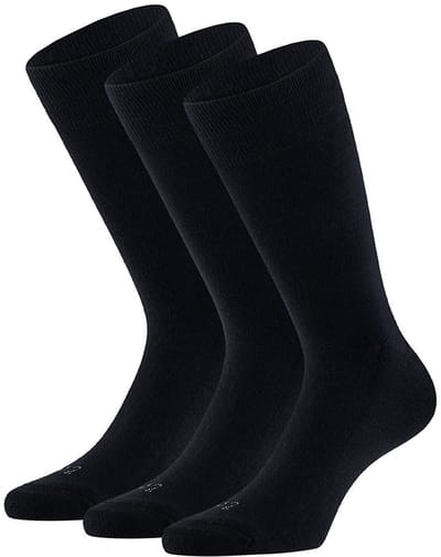 Apollo 3-paar merino wollen sokken - badstof zool - Warme sokken voor dames en heren - Dikke sokken - Thermosokken heren - Copy - 42 - Blauw