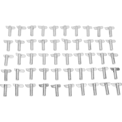 Lot de 50 connecteurs de joint d'échafaudage mobile, barre de pointage galvanisée, tige de connexion de positionnement d'échafaudage