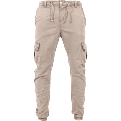 Urban Classics - Jogging Cargobroek - XS - Creme