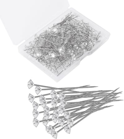 200x Diamanten Decoratie Spelden voor Bruiloft Bloemen en Boeketten
