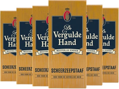 De Vergulde Hand Scheerzeep Staaf - Voordeelverpakking 6 x 75 Gram