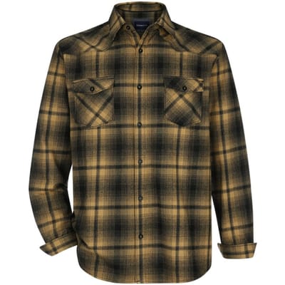 Babista herren Overhemd - 39/40 - donkergeel - Plus Size