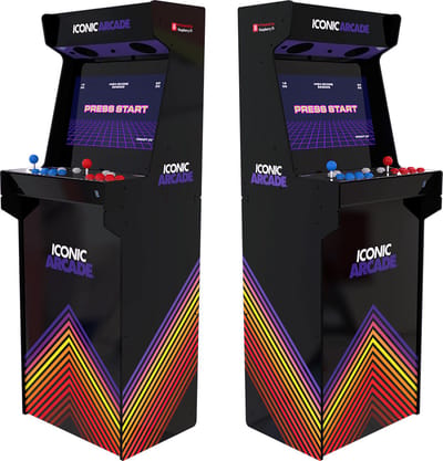 ICONIC Arcade - Arcade spelautomaat - 21 inch Full HD IPS-scherm - Wi-Fi en Bluetooth - Klassieke arcadebeleving