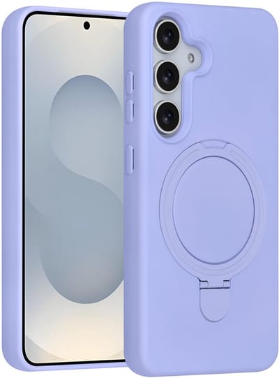 TUNIQ telefoonhoesje voor Samsung Galaxy S25 - MagSafe met ringstand - Lila