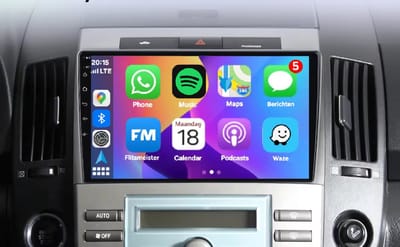 Autoradio 2/32GB met Carplay en Android auto | Geschikt voor Toyota Corolla Verso AR10 2004-2010 | Radio scherm met Navigatie | 2004 2005 2006 2007 2008 2009 2010