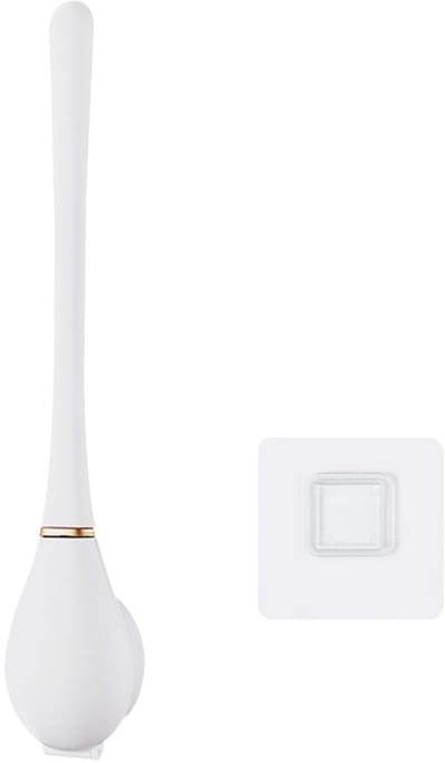Dailygoods- Toiletborstel met houder - Automatisch openen/sluiten - Diepreinigende wandmontage - Zachte TPR-borstelkop - Eenvoudig te reinigen - Ruimtebesparend ontwerp - Toiletborstelset