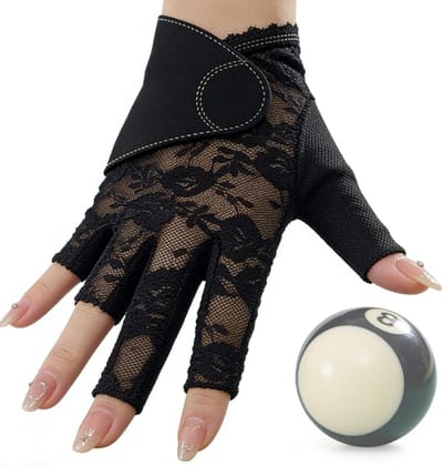 Biljart Handschoen - Pool Handschoen - Precisie Spel - Antislip Siliconen - Linkshandig - Wit