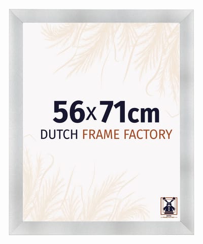 Fotolijst 56x71 cm - MDF - Aluminium Geborsteld - Praag