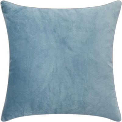 Decoratief Sierkussen - Kussenhoes Velvet - Woonkamer Aankleden - Zacht Velvet Materiaal - 40 x 40 cm - Aqua Blauw