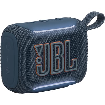 JBL Go 5 - Draadloze Bluetooth Mini Speaker – Voor Onderweg en Thuis – Sfeerverlichting - Draadloos Muziek Box – Boxje - 10 uur - IP68 - Waterdicht - Blauw