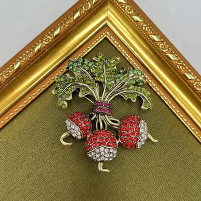 Dames en heren vintage paleis kristallen design raapspeldjes broches klassiek retro unisex barok pak kantoor gesp speldjes accessoires black