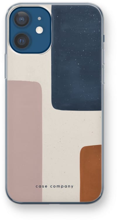 Case Company® - Hoesje geschikt voor iPhone 12 hoesje - Geo #5 - Soft Cover Telefoonhoesje - Bescherming aan alle Kanten en Schermrand