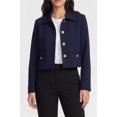 Tommy Hilfiger Punto Lady Jacket Dark Night Navy Taglia: 36 | Blazers Outlet | Donna | Nero
