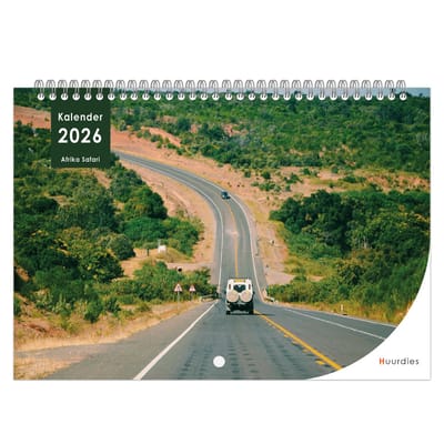 Huurdies - 2026 Kalender - Afrika Safari - A4