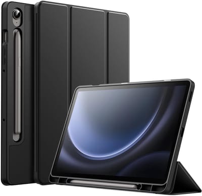 EtuiTab - Smart Pencil Etui - Samsung Galaxy Tab S9 - 10.9 Inch - Magnetische Sluiting - Met Riemlus