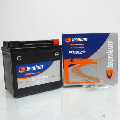 Batterie SLA Tecnium pour Scooter Yamaha 125 Tricity Après 2015 YTZ7S / 12V 6Ah Neuf