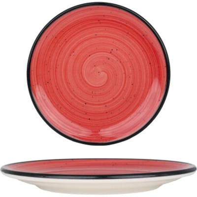 Bonna Dessertbord - Aura Passion - Porselein - 17 cm - set van 6