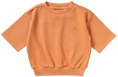 Your Wishes - French Knit Shortleeve Sweater - Copper Tan - Maat 92
