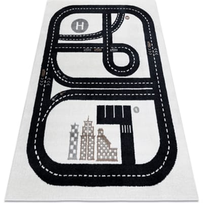 Kleden Rugsx Tapijt FUN Track voor kinderen, straat, stad 80x150 cm