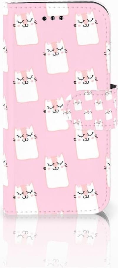 Samsung Galaxy A3 2017 Telefoonhoesje met Pasjes Sleeping Cats