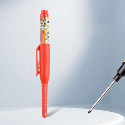 Nieuwe 45mm Diepe Gat Uitgebreide Markeerstift Multifunctioneel Waterdicht Lange Punt Kop Markeerstiften Verfmarkeerstiften Lange Punt Krabbelaar rood