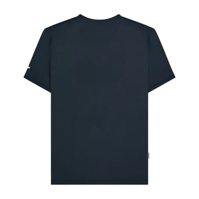 Lambretta Heren SS25 Racing Stripe T-shirt (Marine / Wit / Blauw)