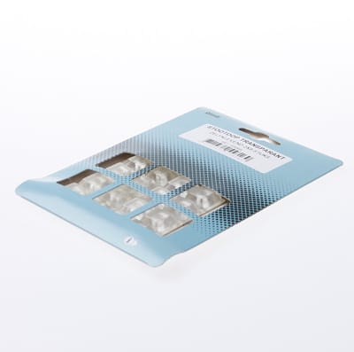 Deltafix - Zelfklevende stootdopjes transparant - Beschermend en anti-slip - 8 stuks - 18x18x6mm