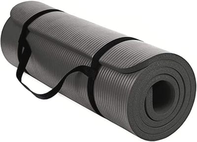 SnelShoppen - TechFit Yogamat Antislip 180x60 cm - Dikke Pilatesmat 10 mm voor Thuis Sportschool - Fitnessmat voor Aerobic, Rekbaarheid en Camping