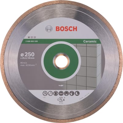Bosch - Diamantdoorslijpschijf Standard for Ceramic 250 x 30+25,40 x 1,6 x 7 mm
