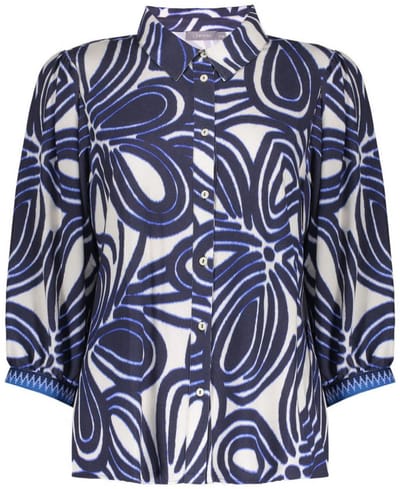 Geisha blouse print 63250-20 maat S