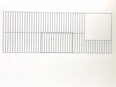Voorfront zware uitvoering 80/30 met deur en nestkastopening - Voorfronten - Kooien - Voorfront 30cm hoog