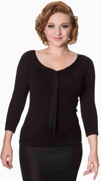 Dancing Days - PRETTY ILLUSION Longsleeve top - S - Zwart