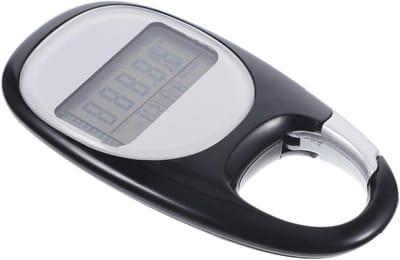 Stappenteller Calorieën Teller - Fitness Tracker - Buiten Activiteiten - 3D Sensor Technologie - 7.5x4x1.2cm - Wit