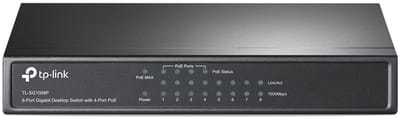 TP-Link TL-SG1008P netwerk-switch Unmanaged Gigabit Ethernet (10/100/1000) Power over Ethernet (PoE) Hazelnoot